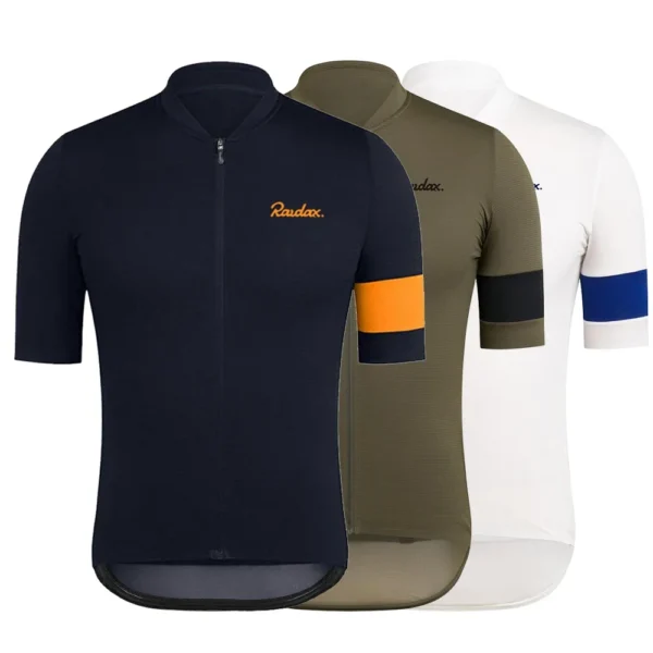 Raudax Men Short Sleeve top cycling Jersey